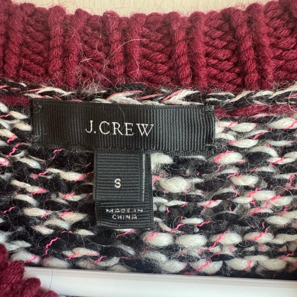 J. Crew Black and Blue Crew Neck Sweater - Picture 2 of 6